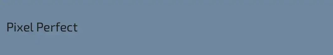 Pixel Perfect